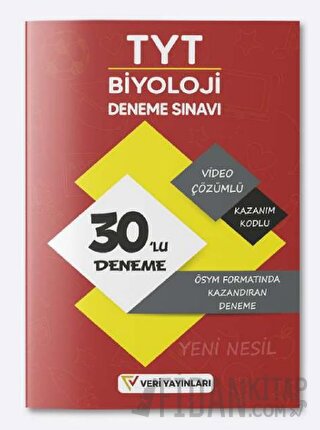 2023 TYT Biyoloji ÖSYM Formatında Video Çözümlü Yeni Nesil Kazandıran 