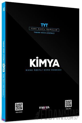 2025 TYT Kimya Konu Özetli Yeni Nesil Soru Bankası Tamamı Video Çözümlü