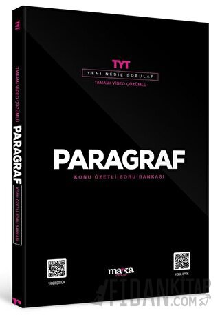 2023 TYT Paragraf Konu Özetli Yeni Nesil Soru Bankası Tamamı Video Çöz