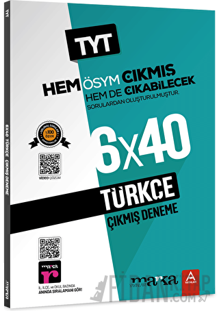 2023 TYT Türkçe ÖSYM Çıkmış ve Çıkabilecek Sorulardan Oluşturulmuş 6 D