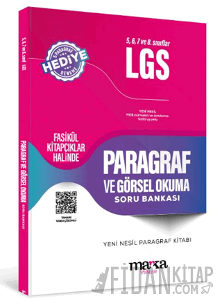 2025 - 5, 6, 7 ve 8. sınıflar için LGS Paragraf ve Görsel Okuma Soru Bankası