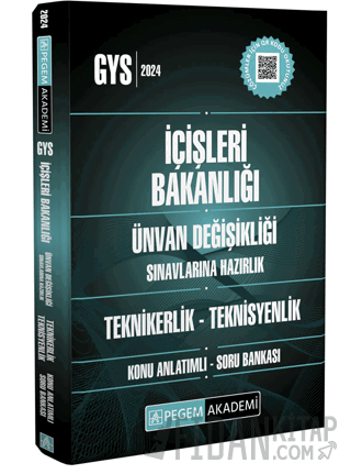 2024 İçişleri Bakanlığı Unvan Değişikliği Sınavı Teknikerlik-Teknisyen