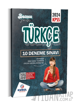 2024 KPSS Başucu Serisi Türkçe Çözümlü 10 Deneme Sınavı Kolektif