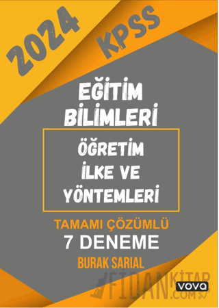 KPSS Eğitim Bilimleri Öğretim İlke ve Yöntemleri Tamamı Çözümlü 7 Deneme