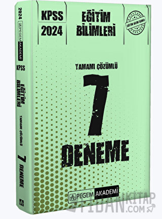 2024 KPSS Eğitim Bilimleri Tamamı Çözümlü 7 Deneme Kolektif