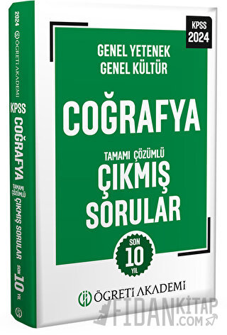 2024 KPSS Genel Yetenek Genel Kültür Coğrafya Tamamı Çözümlü Çıkmış Sorular (Roman Boy)