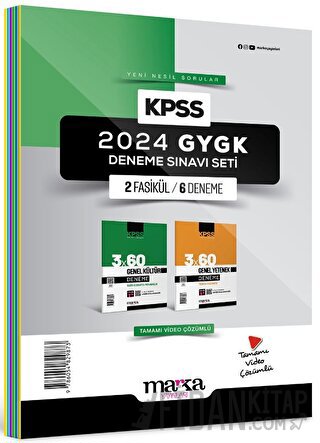 2024 KPSS Genel Yetenek Genel Kültür Deneme Sınavı Seti 2 Fasikül 6 De