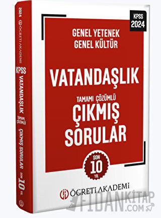 2024 KPSS Genel Yetenek Genel Kültür Vatandaşlık Tamamı Çözümlü Çıkmış Sorular (Roman Boy)