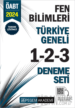 2024 KPSS ÖABT Fen Bilimleri Tamamı Çözümlü Türkiye Geneli 1-2-3 (3'lü Deneme Seti)