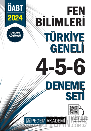 2024 KPSS ÖABT Fen Bilimleri Tamamı Çözümlü Türkiye Geneli 4-5-6 (3'lü Deneme Seti)