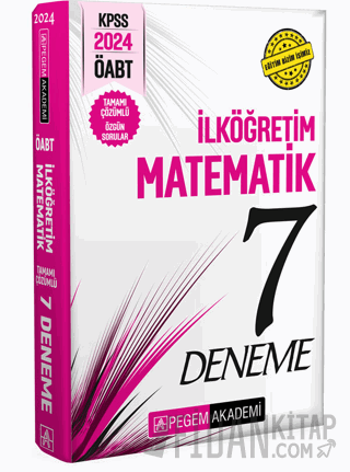 2024 KPSS ÖABT İlköğretim Matematik Öğretmenliği Tamamı Çözümlü 7 Dene