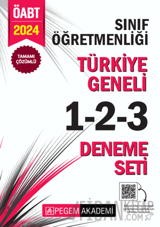 2024 KPSS ÖABT Sınıf Öğretmenliği Tamamı Çözümlü Türkiye Geneli 1-2-3 (3'lü Deneme Seti)