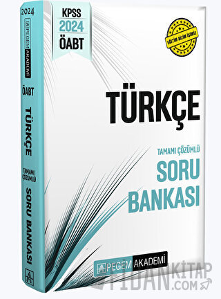 2024 KPSS ÖABT Türkçe Tamamı Çözümlü Soru Bankası Kolektif