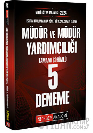 2026 Milli Eğitim Bakanlığı (EKYS) Müdür ve Müdür Yardımcılığı Tamamı Çözümlü 5 Deneme