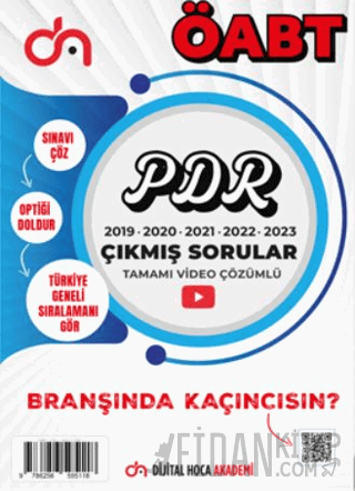 2024 ÖABT PDR Son Beş Yıl Çıkmış Sorular Tamamı Video Çözümlü Kolektif