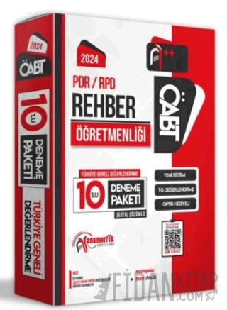 ÖABT Rehber Öğretmenliği Türkiye Geneli 10 Deneme Dijital Çözümlü