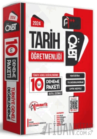 2024 ÖABT Tarih Öğretmenliği Türkiye Geneli 10 Deneme Dijital Çözümlü 