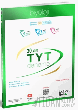 2024 TYT Biyoloji 30 Deneme Erdinç Çakıroğlu