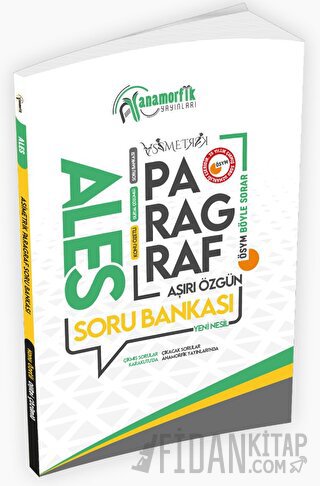 2024 Yeni Sistem ALES Türkçe Asimetrik Paragraf Konu Özetli Dijital Çö