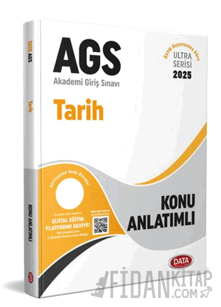 2025 AGS Ultra Serisi Tarih Konu Anlatımlı Data Yayınları Komisyon