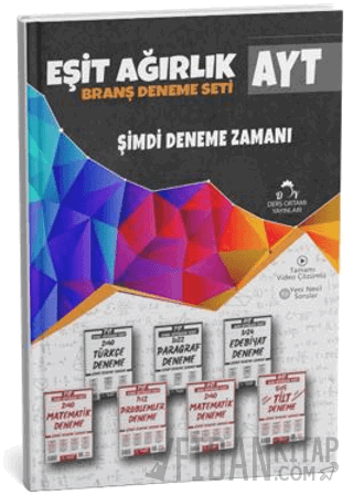 2025 AYT Eşit Ağırlık Deneme Seti 7 Fasikül 24 Deneme + Defter Hediyeli