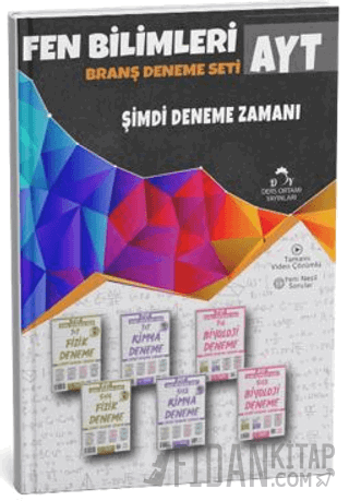 2025 AYT Fen Bilimleri 6 Fasikül 42 Deneme Sınavı Seti + Defter Hediye