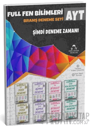 2025 AYT Full Fen Bilimleri 8 Fasikül 40 Deneme Sınavı Seti + Defter Hediyeli