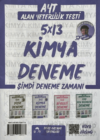2025 AYT Kimya 5x13 Deneme Kolektif