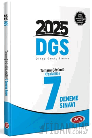 2025 DGS Tamamı Çözümlü 7 Deneme Sınavı
