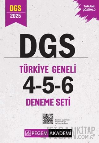 2025 DGS Tamamı Çözümlü Türkiye Geneli 4-5-6 (3'lü Deneme Seti)