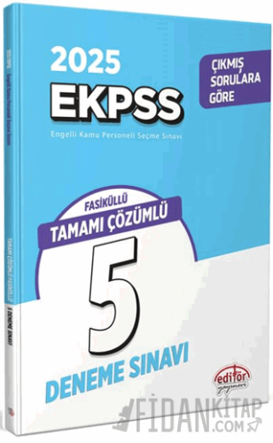 2025 EKPSS Tamamı Çözümlü 5 Deneme Sınavı