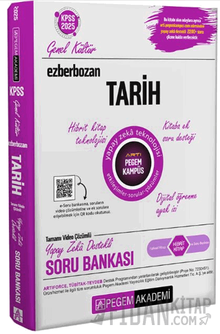 2025 Ezberbozan KPSS Genel Yetenek Genel Kültür Tarih Soru Bankası Kol