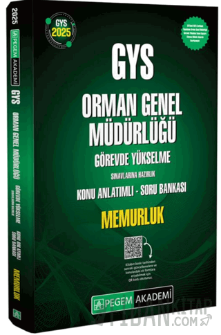 2025 GYS Orman Genel Müdürlüğü Görevde Yükselme Sınavlarına Hazırlık K