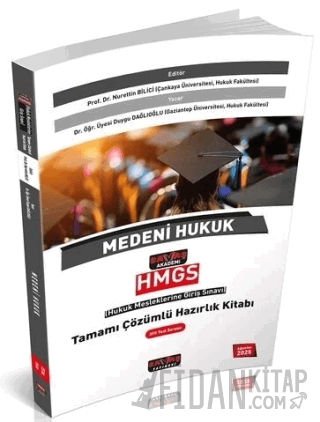 2025 HMGS Medeni Hukuk Hazırlık Kitabı Çözümlü Nurettin Bilici