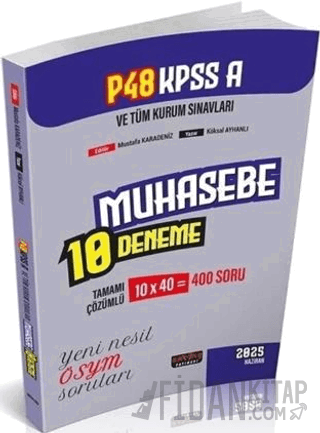 2025 KPSS A Grubu P48 Muhasebe 10 Deneme