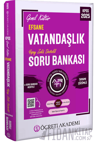 2025 KPSS Genel Kültür Efsane Vatandaşlık Tamamı Çözümlü Soru Bankası