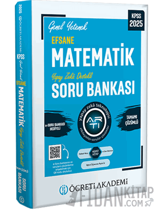 2025 KPSS Genel Yetenek Efsane Matematik Tamamı Çözümlü Soru Bankası