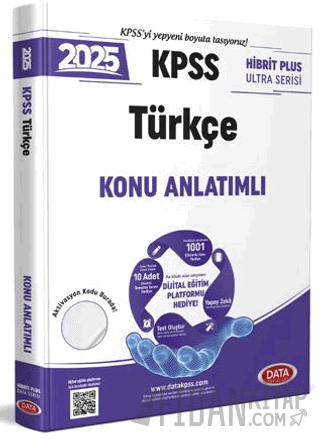 2026 KPSS Hibrit Plus Ultra Serisi Türkçe Konu Anlatımlı + Dijital Eğitim Platformu Hediye