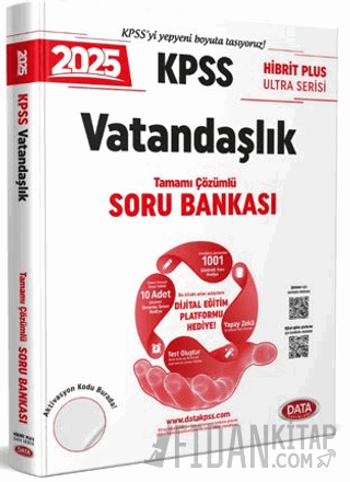 2026 KPSS Hibrit Plus Ultra Serisi Vatandaşlık Soru Bankası - Karekod Çözümlü + Dijital Eğitim Platformu