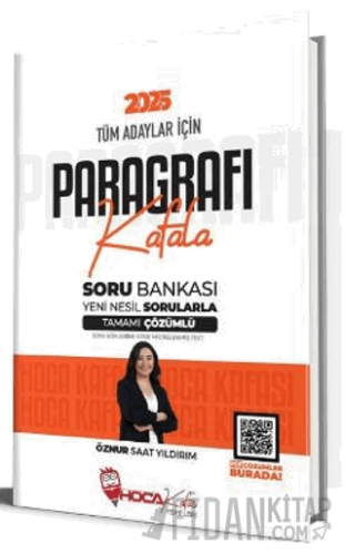 2025 KPSS TYT ALES DGS Paragrafı Kafala Soru Bankası Öznur Saat Yıldır