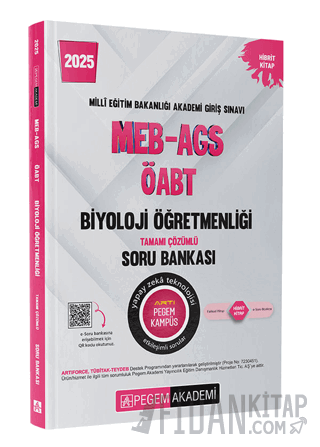 2025 MEB-AGS-ÖABT Biyoloji Tamamı Çözümlü Soru Bankası
