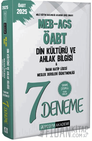 2025 MEB-AGS-ÖABT Din Kültürü Ve Ahlak Bilgisi İmam Hatip Lisesi Mesle
