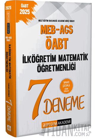 2025 MEB-AGS-ÖABT İlköğretim Matematik Öğretmenliği Tamamı Çözümlü 7 D