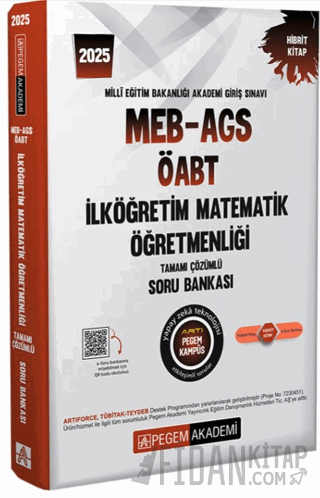 2025 MEB-AGS-ÖABT İlköğretim Matematik Öğretmenliği Tamamı Çözümlü Soru Bankası