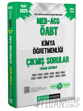 2025 MEB-AGS-ÖABT Kimya Öğretmenliği Tamamı Çözümlü Çıkmış Sorular