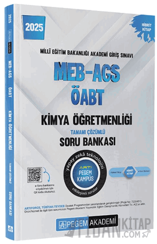 2025 MEB-AGS-ÖABT Kimya Öğretmenliği Tamamı Çözümlü Soru Bankası
