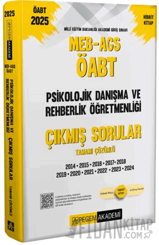 2025 MEB-AGS-ÖABT Psikolojik Danışma ve Rehberlik Öğretmenliği Çıkmış Sorular