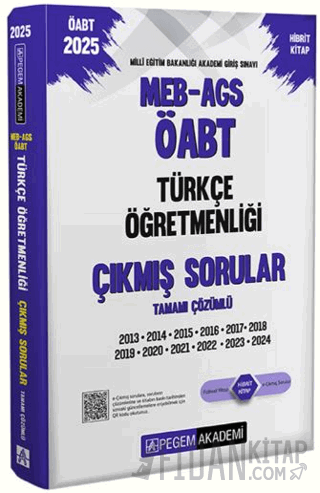 2025 MEB-AGS-ÖABT Türkçe Öğretmenliği Çıkmış Sorular Kollektif