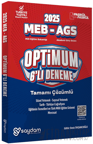 2026 MEB-AGS Tüm Dersler Optimum 6 Deneme Fasikül Çözümlü