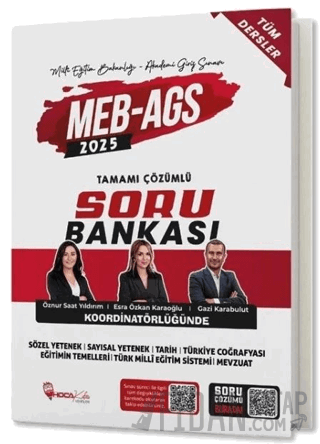 2025 MEB-AGS Tüm Dersler Soru Bankası Çözümlü Esra Özkan Karaoğlu